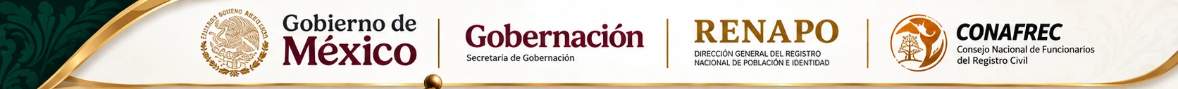 Gobierno de México, Gobernación, RENAPO y CONAFREC